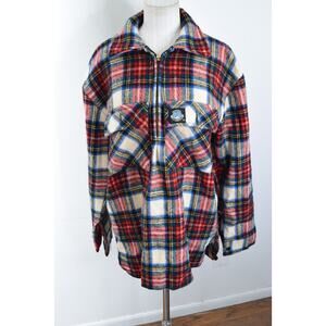 Vintage Swanndri Pullover Mens Small Wool Plaid Made New Zealand Outdoor 90s